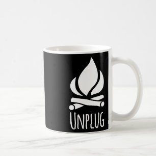 Mug Foyer de camping de feu de camp rustique Unplug Ca