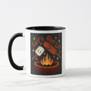 Mug Foyer Let’s Get Lit – Mignon marshmallow et hot do
