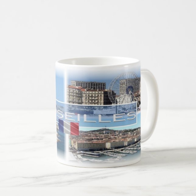 Mug FR France - Marseille (Devant droit)