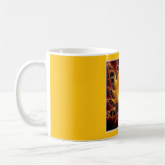 Mug Fractage Noir Et Or En Fil