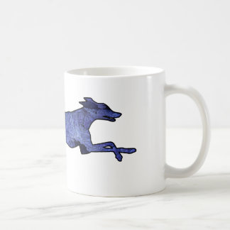 Mug Fractale de silhouette de lévrier