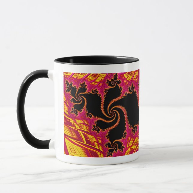 Mug Fractale flamboyante (Gauche)