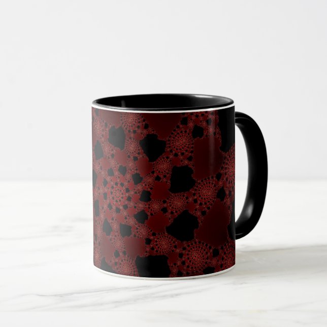 Mug Fractale Spiderweb (Devant droit)