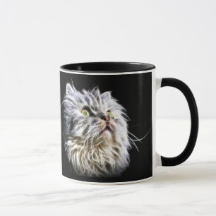 Mug Fractalius face de chat perse