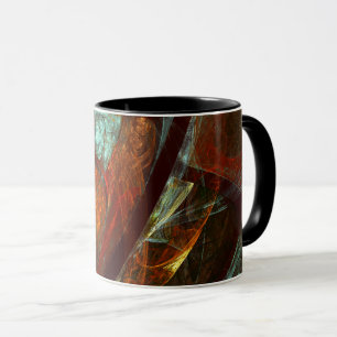 Mug Fractionner l'art Abstrait