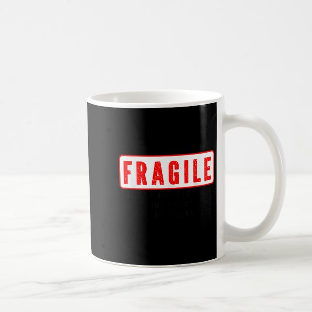 Mug Fragile Je Viens D'Abandonner Le Premier-Né De L'U (Droite)