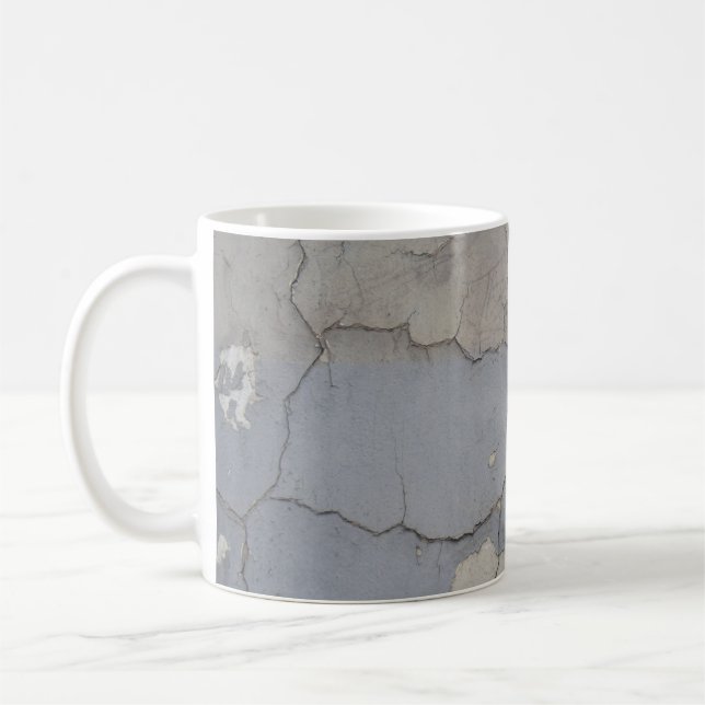 Mug Fragment de pierre noir et blanc (Gauche)