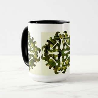 Mug Fragment Solaire abstrait Géométrique