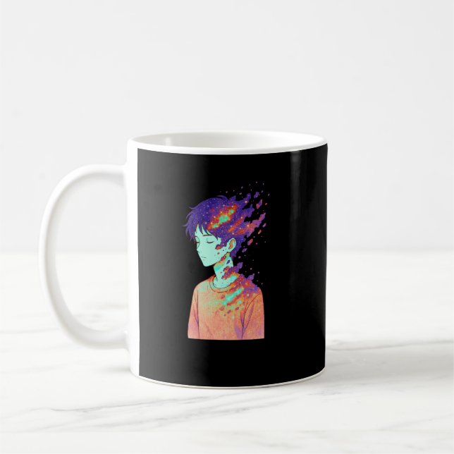 Mug Fragmented Cosmos • Pieces of My Identity Drifting (Gauche)