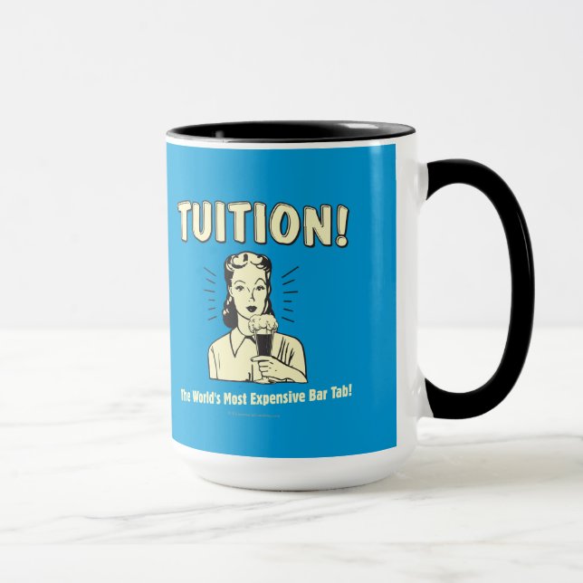 Mug Frais de scolarité : onglet Barre la plus coûteuse (Droite)
