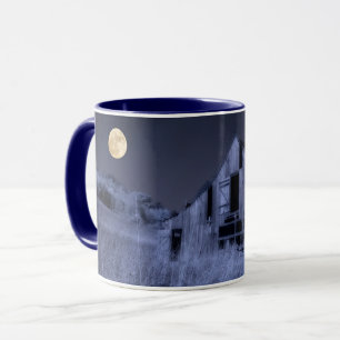 Mug Frais généraux de Pleine lune   Ancienne grange Pa