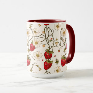 Mug Fraise Botanique