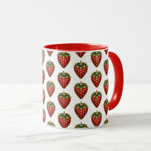 Mug Fraise brodée