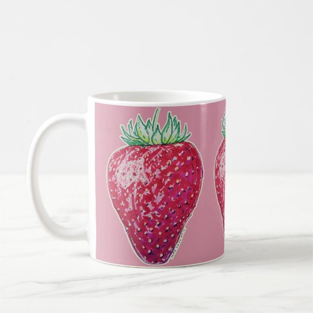 Mug Fraise Debout (Gauche)