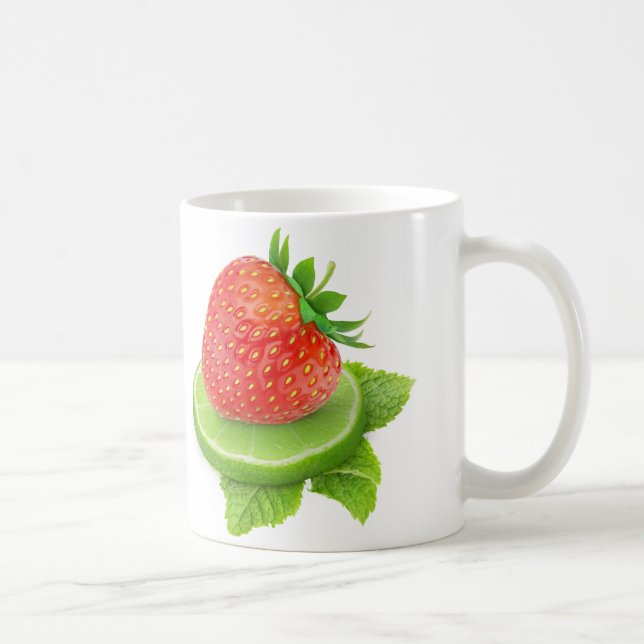 Mug Fraise et citron vert (Droite)