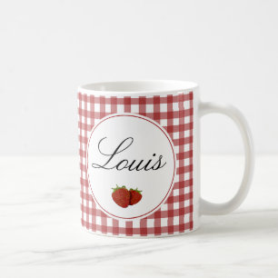 Mug Fraise mignonne personnalisable