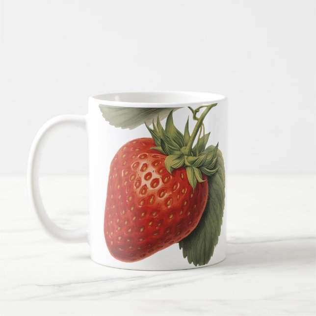 Mug Fraise vintage  (Gauche)
