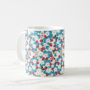 Mug Fraises folk