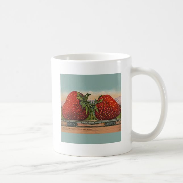 Mug Fraises Giant Fruit Antique Fruit Amusant (Droite)