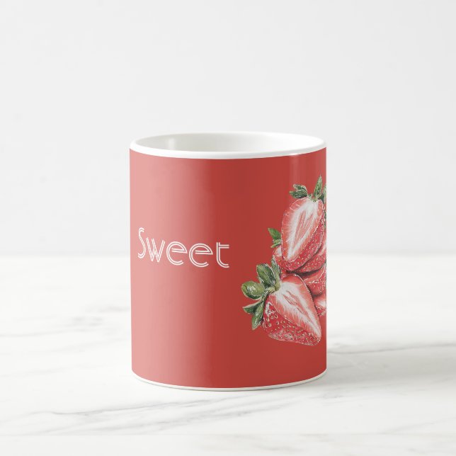 Mug Fraises Rouges Sucrées Fruit (Centre)