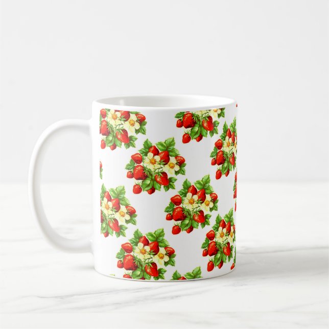 Mug Fraises vintages (Gauche)