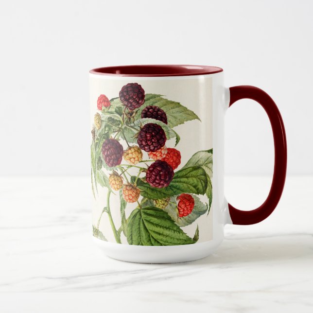 Mug Framboise Violette Vintage (Droite)