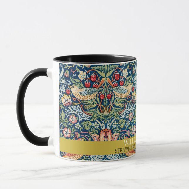 Mug Frameur de fraises - Conception de William Morris (Gauche)