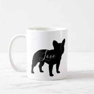 Mug Français Chien Chien Chien Silhouettes Amour Pers