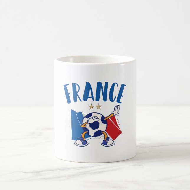 Mug France Dabbing Soccer Ball Flag 2 stars (Centre)