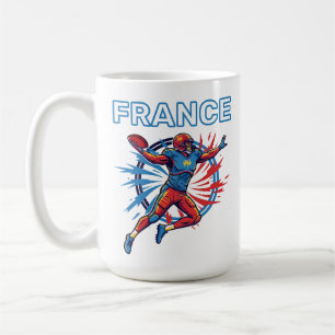 Mug France Football Quarterback Dynamique Art Patrioti
