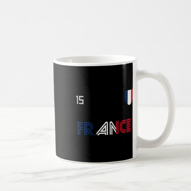 Mug France Retro Soccer French Flag  (Droite)