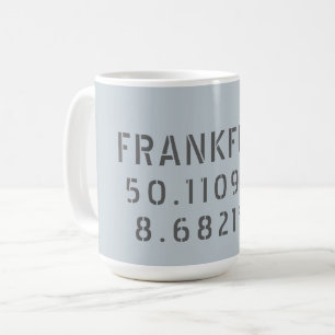 Mug Francfort Latitude Longitude