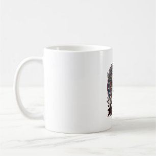 Mug Frankenstein patriotique brute de liberté horreur