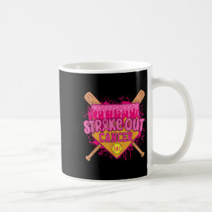 Mug Frapper le cancer du sein Guerrier Softball Drip H