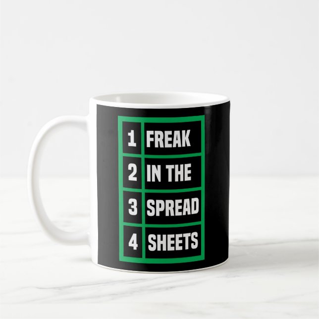 Mug Freak Dans Les Tableaux De Calcul Excel Feuille Of (Gauche)