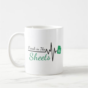 Mug Freak in the Sheets heartbeat - Funny Acoountant