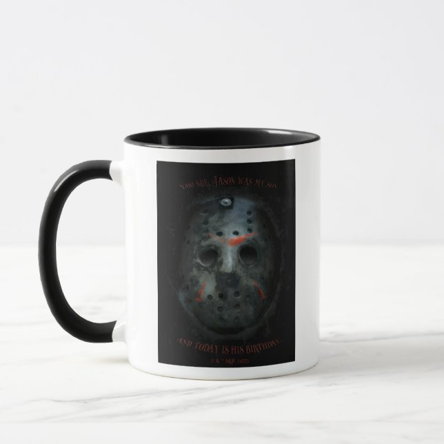 Mug Freddy contre Jason | Devis Jason Mask (Gauche)