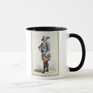 Mug Frederick II "les grand" (1712-86) rois de la