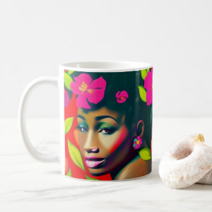 Mug Frédéricka Abstraite Africaine Américaine