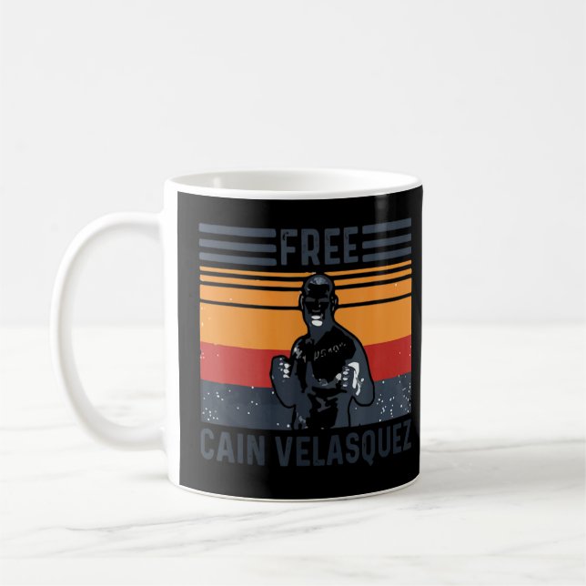 Mug Free Cain Velasquez Retro Vintage 1 (Gauche)