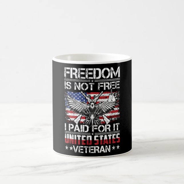 Mug Freedom Isnt Free Veteran - American Eagle (Centre)