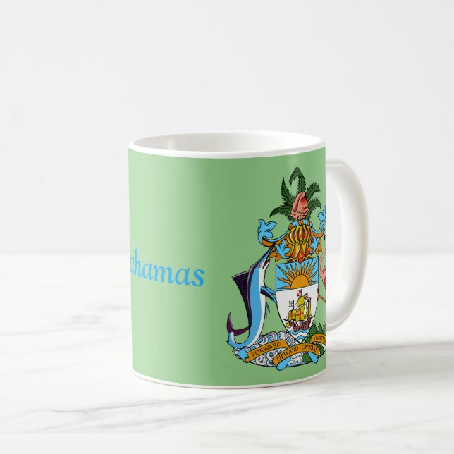 Mug Freetown, Bahamas avec armoiries (Eleuthera) (Devant droit)