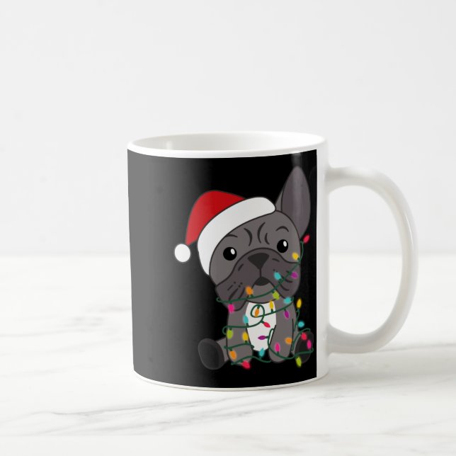 Mug French Bulldog Christmas Snow Winter Animals  (Droite)