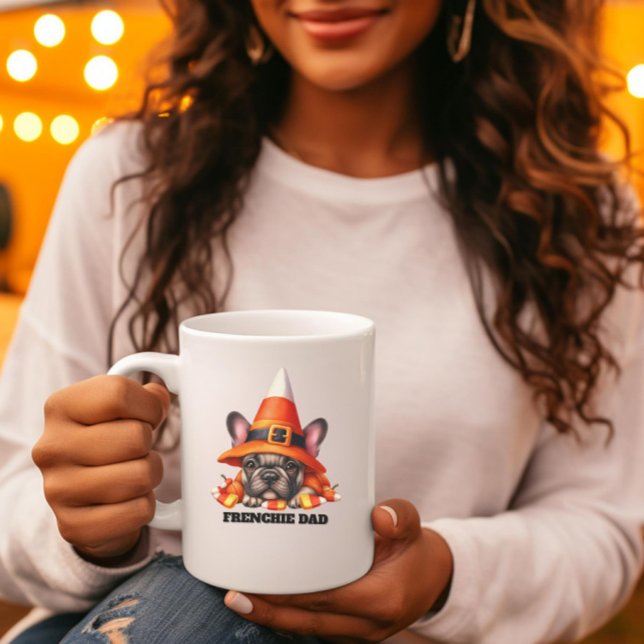 Mug French Bulldog Cute Halloween Candy Costume (Créateur téléchargé)