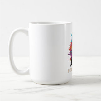 Mug French Bulldog élégant en smoking et chapeau haut-