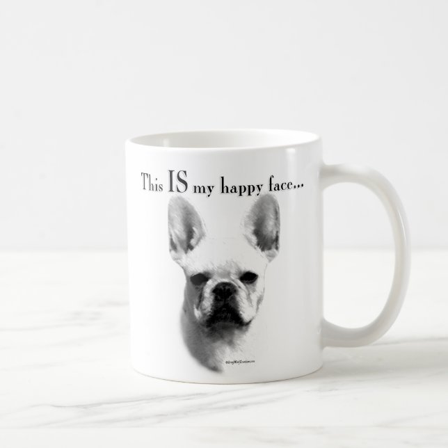Mug French Bulldog Happy Face (Droite)