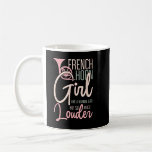 Mug French Horn Girl Funny Music Lover Marching Band3