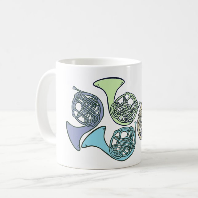 Mug French Horns Band Class French Horn Enseignant (Devant gauche)