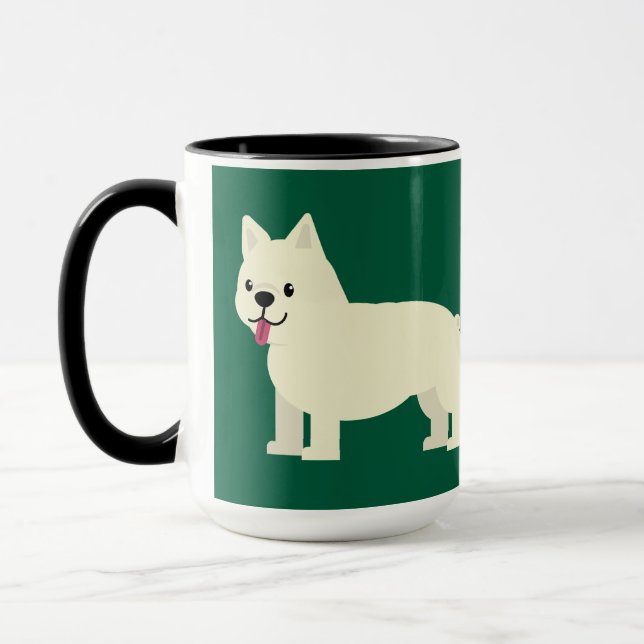Mug Frenchie Lover Green (Gauche)