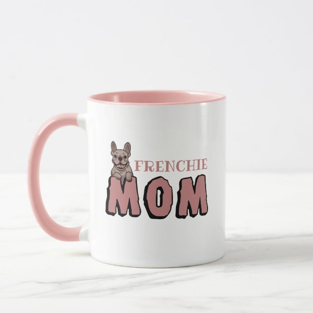 Mug Frenchie Mom French Bulldog Lover (Gauche)
